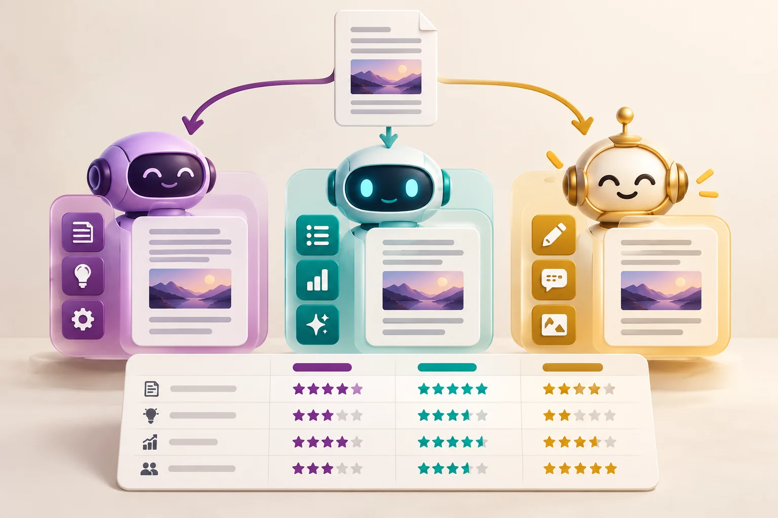 Compare AI Tools Using Your Own Work Sample