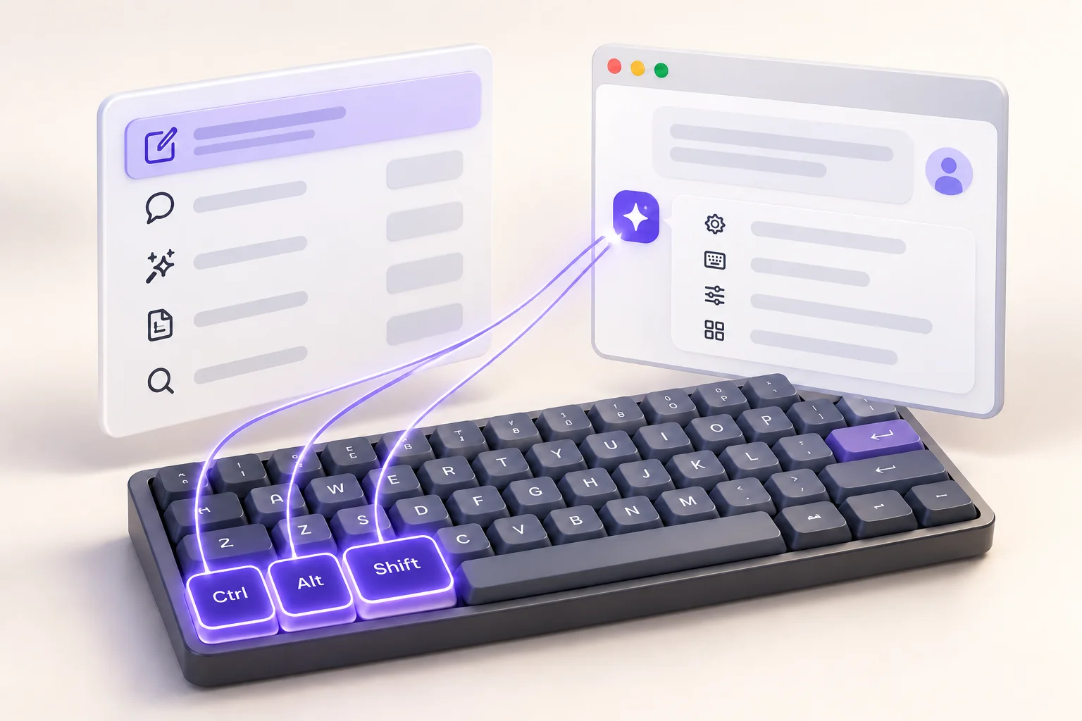 Find the Right AI Shortcut for Your App and Keyboard