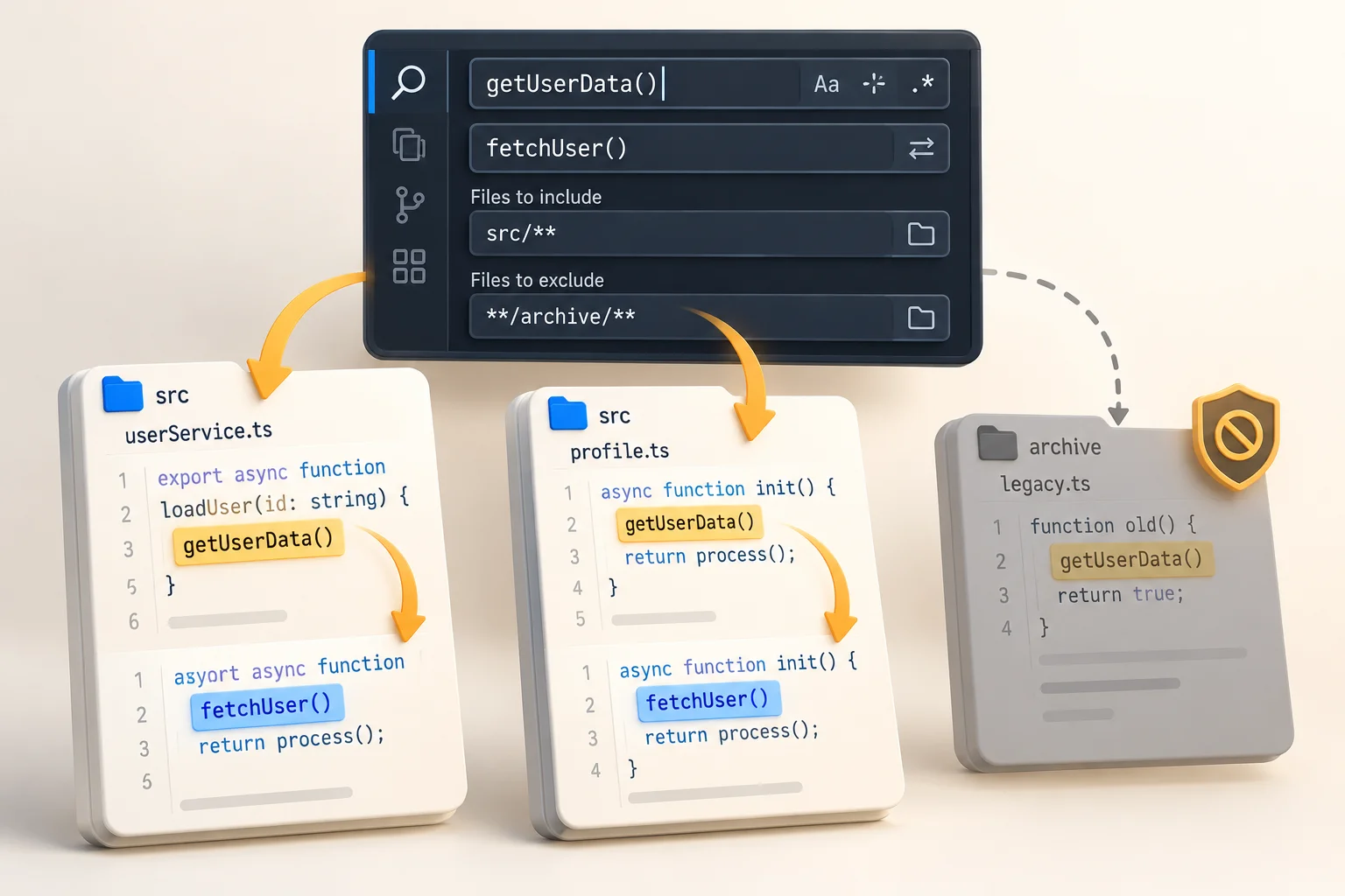 VS Code Find and Replace Across Files: A Safe Practice Exercise